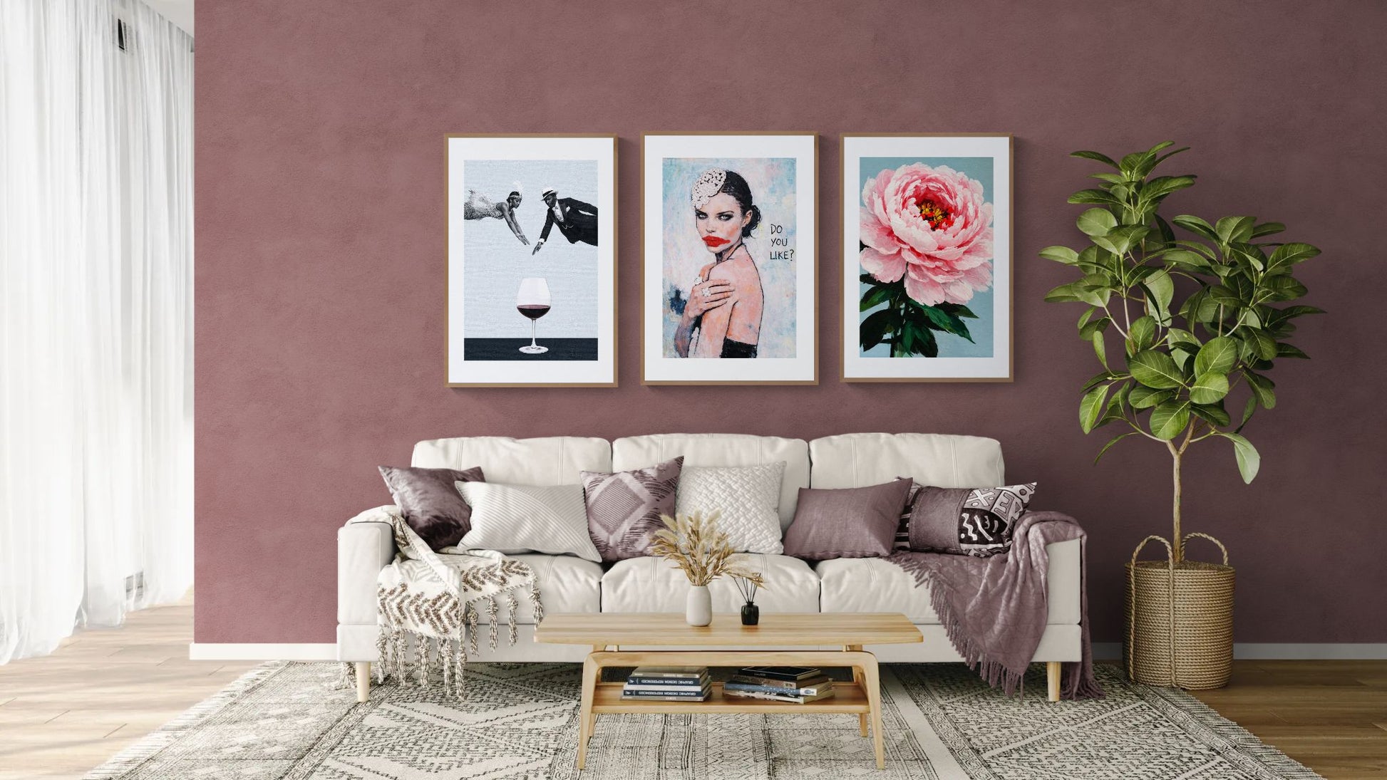 Do You Like? Painterly Pop Art Poster on matte paper