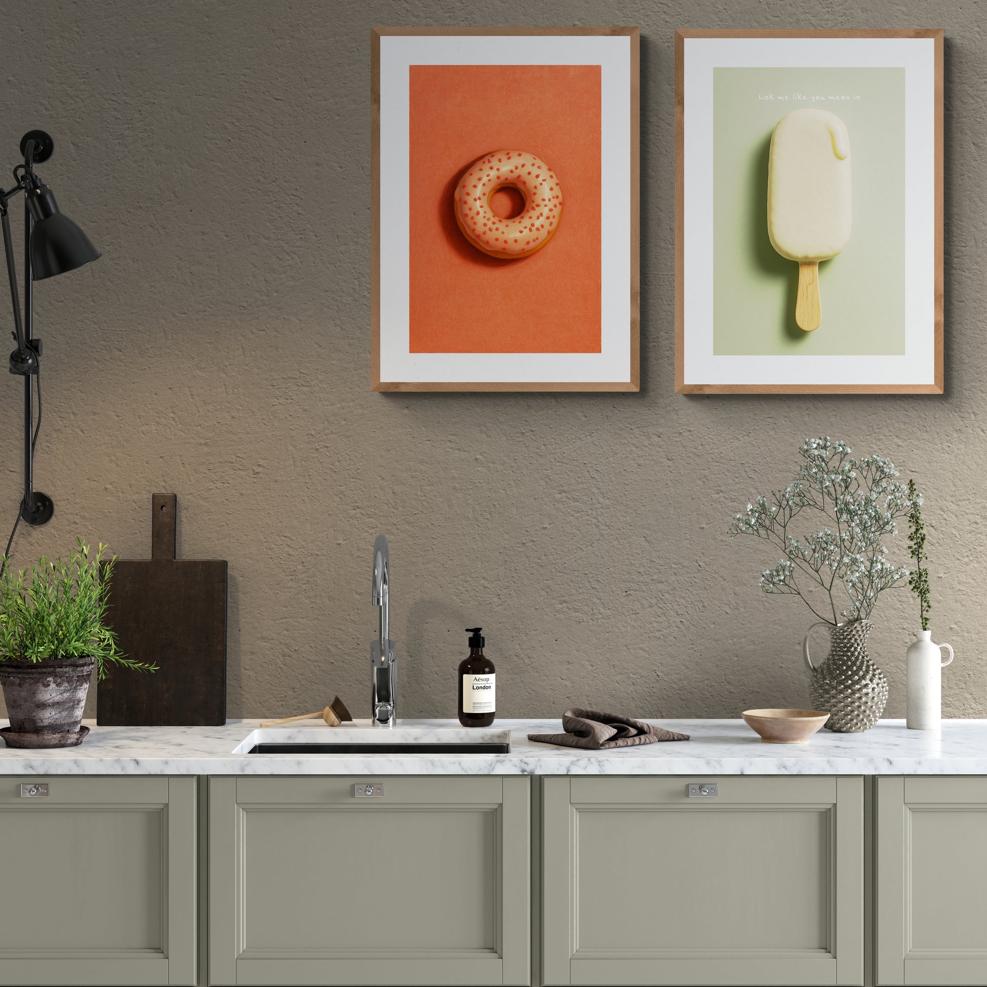 Donut Dreams Museum-Quality Matte Paper Poster - Pop Art Style