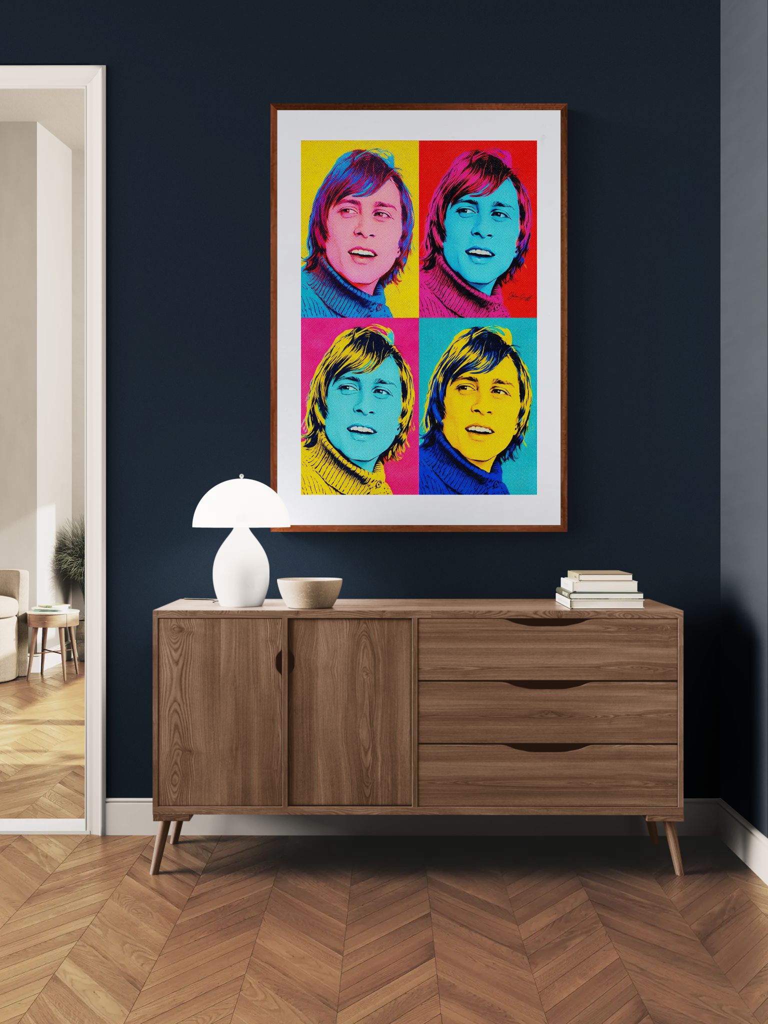 Dutch Icon Pop-Art Matte Paper Poster - Andy Warhol Style