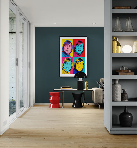 Dutch Icon Pop-Art Matte Paper Poster - Andy Warhol Style