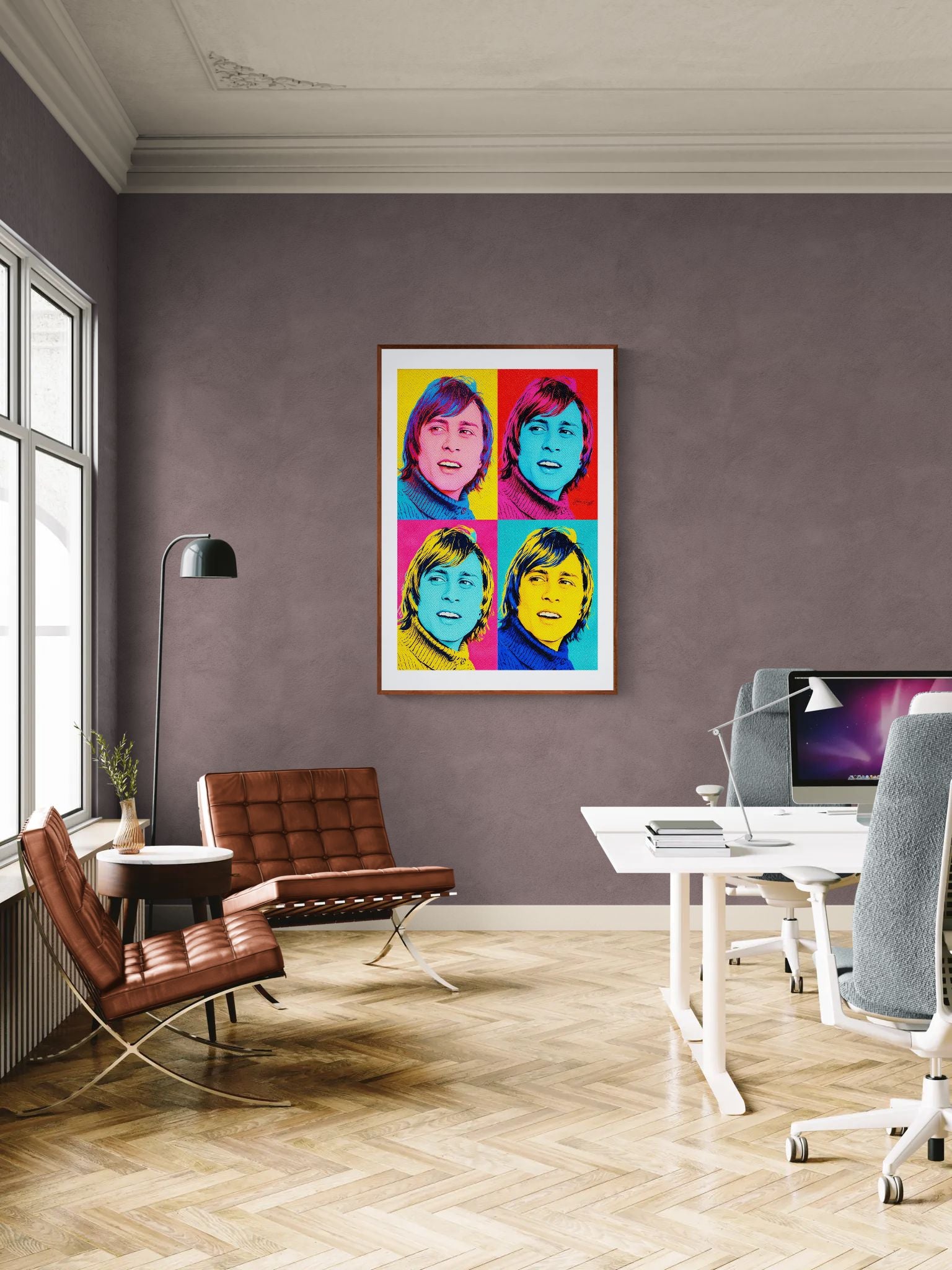 Dutch Icon Pop-Art Matte Paper Poster - Andy Warhol Style
