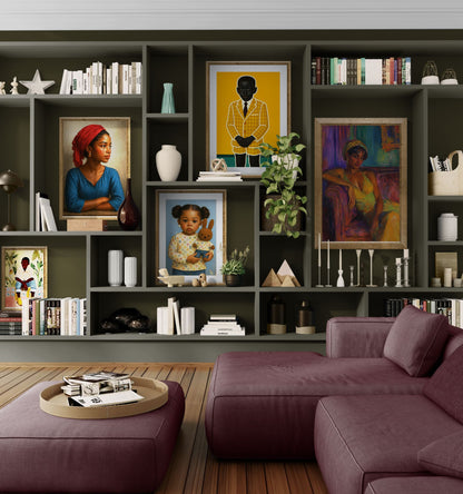 Early Elegance Matte Paper Poster - Pop Art Style