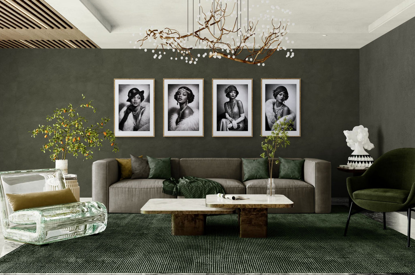 Before the Applause Art-Deco Matte Paper Poster - Jazz Age Style