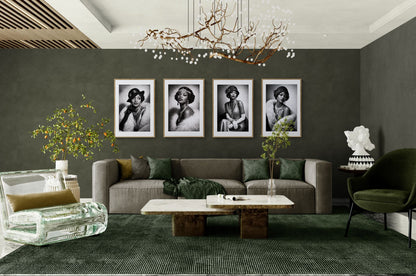 Before the Applause Art-Deco Matte Paper Poster - Jazz Age Style