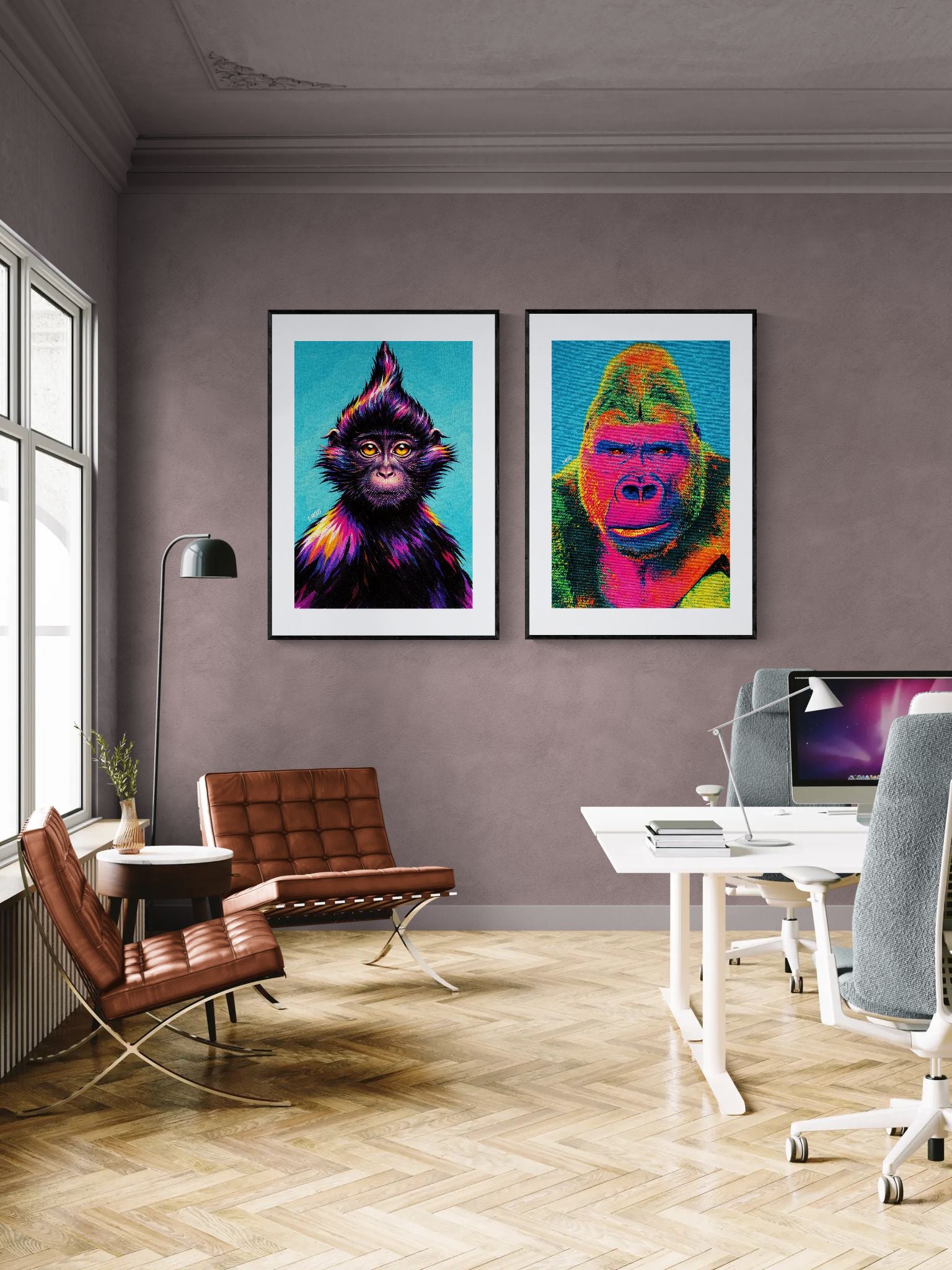 Eyes That Hold Ground Pop-Art Matte Paper Poster - Warhol Style