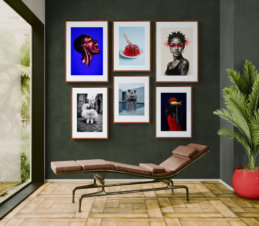 Frequency of Power High-Contrast Matte Paper Poster - Afrofuturist