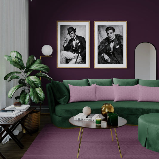 Gentleman of the Night Matte Paper Poster - Noir Aesthetics