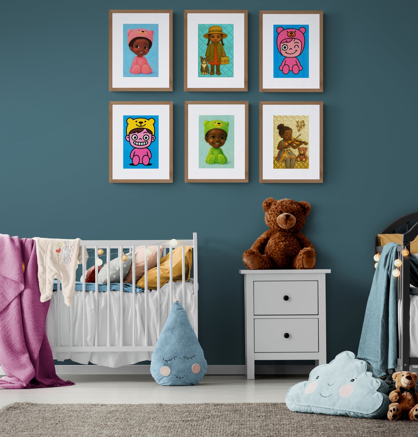 Pure Joy Cartoon-Inspired Matte Paper Poster - Damsko Art
