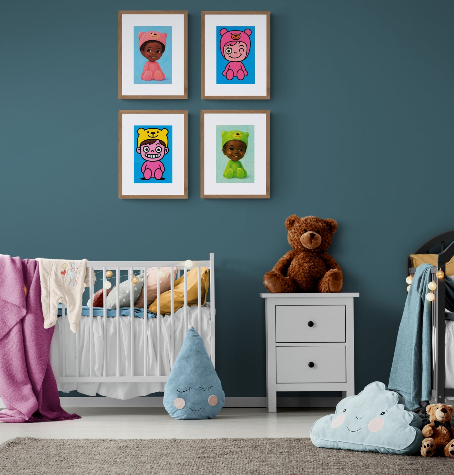 Pure Joy Cartoon-Inspired Matte Paper Poster - Damsko Art