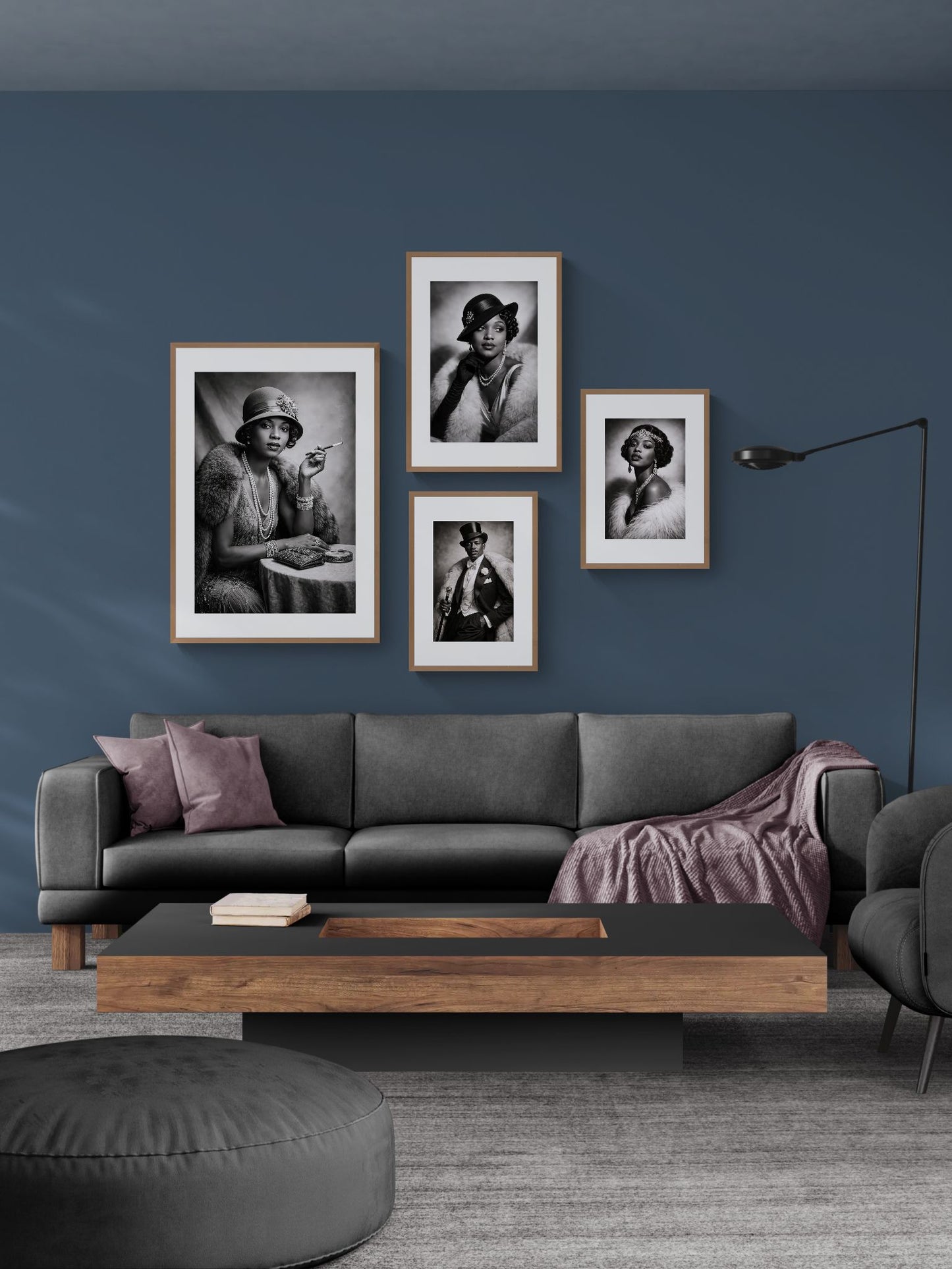 Glamour, Unhurried Art-Deco Matte Paper Poster - Jazz Age
