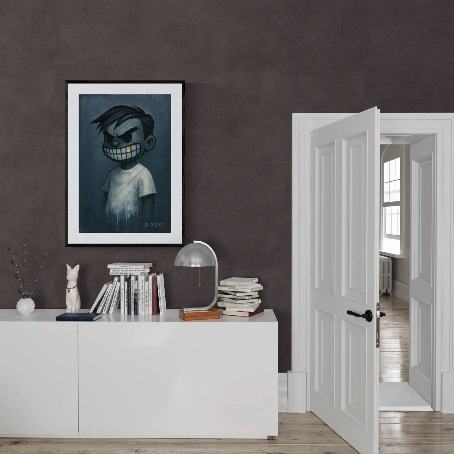 Golden Tooth Lowbrow-Comic Matte Paper Poster - Pop Art