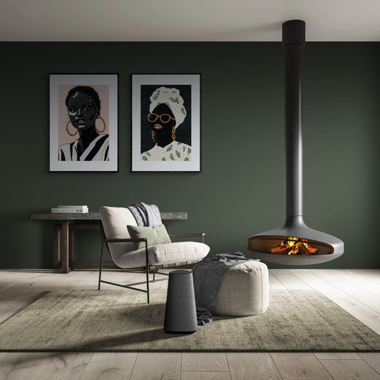 Her Presence Afrocentric Matte Paper Poster - Pop Art Design