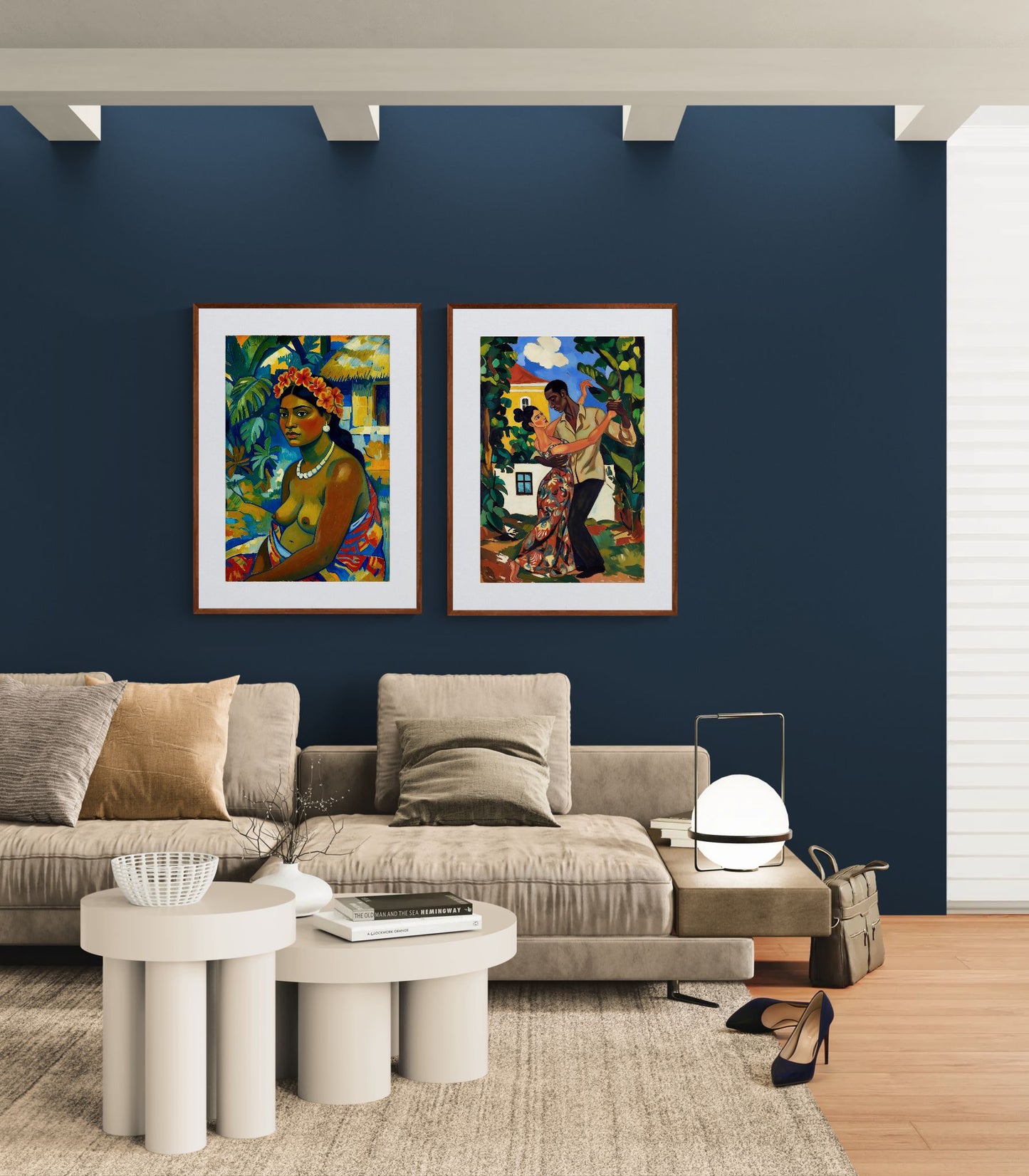 Heat in Motion Matte Paper Poster - Fauvist Style
