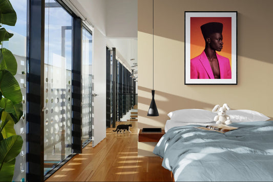 High Top Elegance Pop-Art Afrocentrado Poster Mate