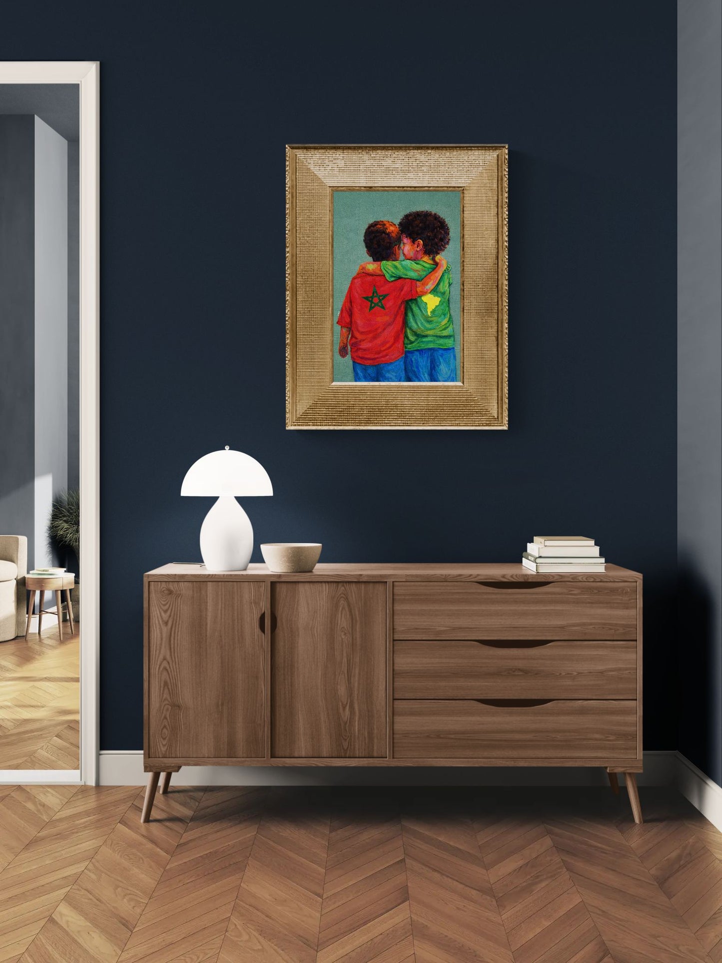 Holding Through Difference Matte Poster - Contemporary Expressionism