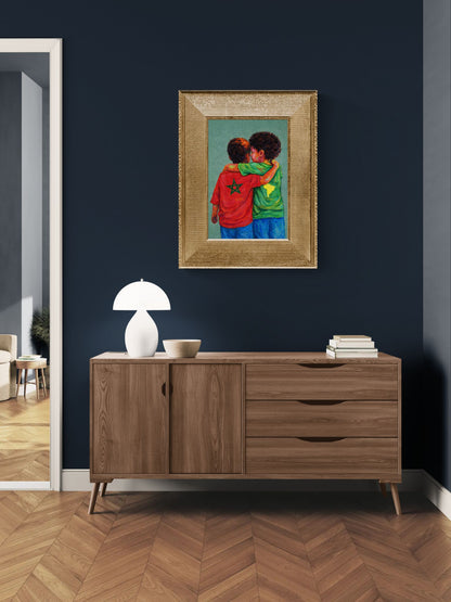 Holding Through Difference Matte Poster - Contemporary Expressionism