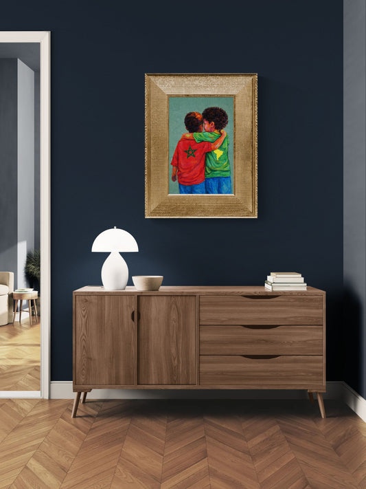 Holding Through Difference Matte Poster - Contemporary Expressionism