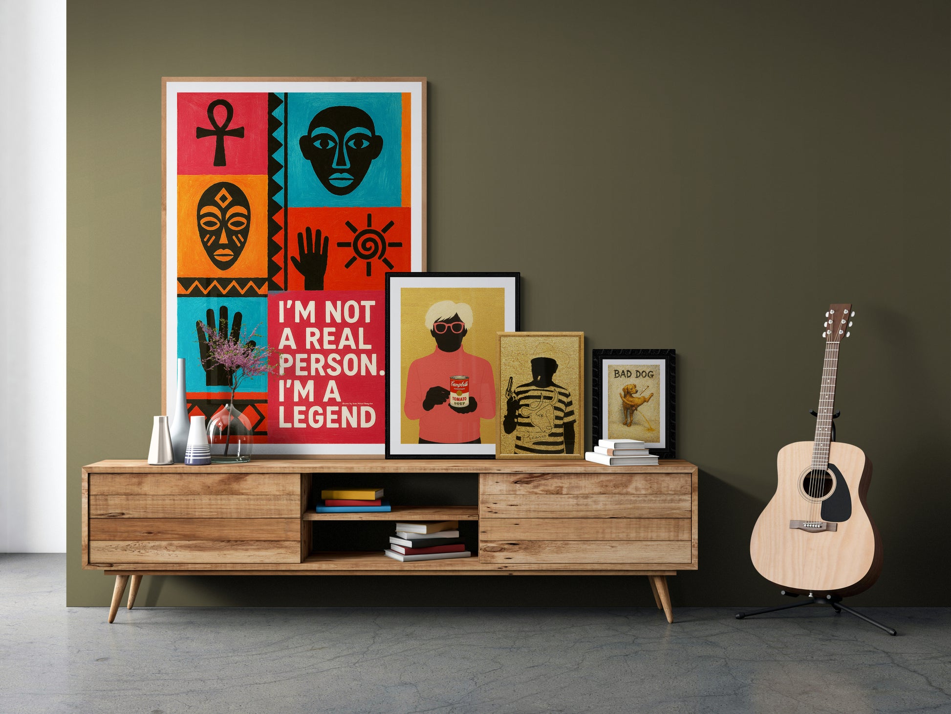 I Am Legend Afrocentric Matte Paper Poster - Pop Art