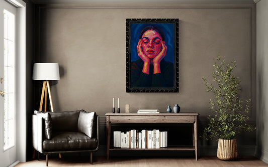 Inner Glow Bold-Color Matte Paper Poster - Fauvist Style