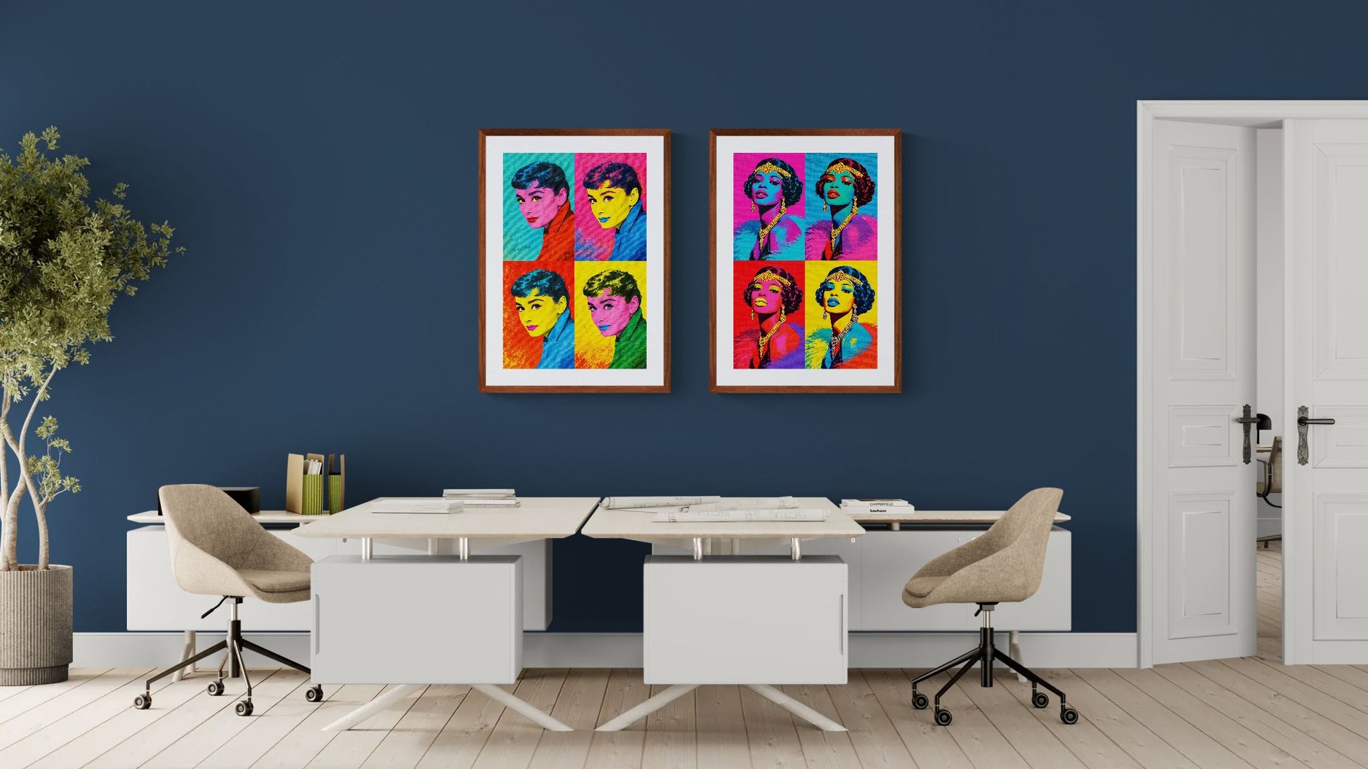 Audrey, After Midnight Pop-Art Matte Paper Poster - Warhol Style