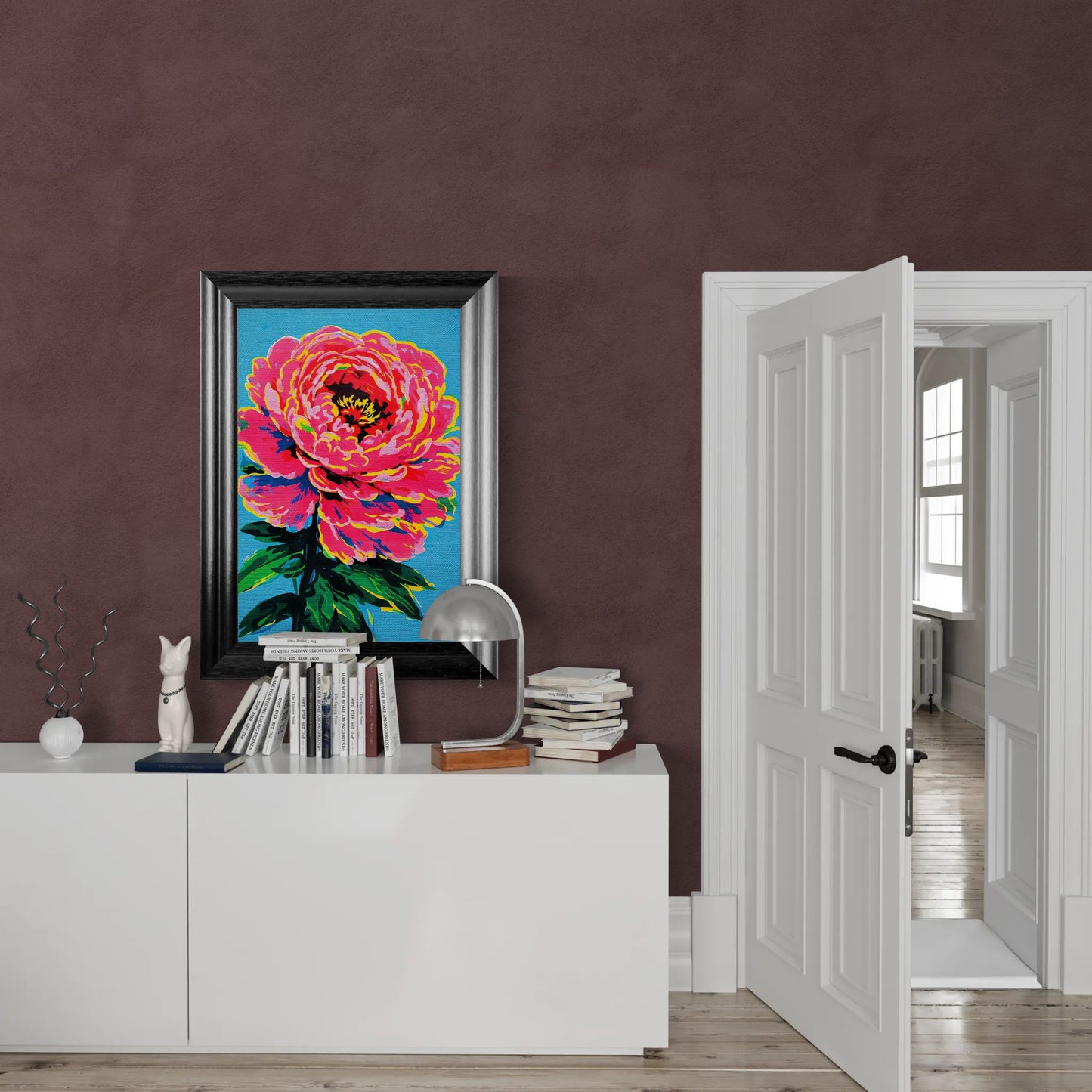 Joyful Colour-Block Matte Paper Poster for Pop Art in Full Colour
