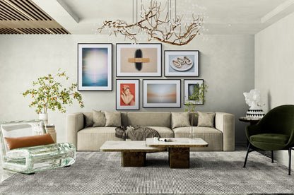 Light Finds Water Matte Paper Poster - Color-Field