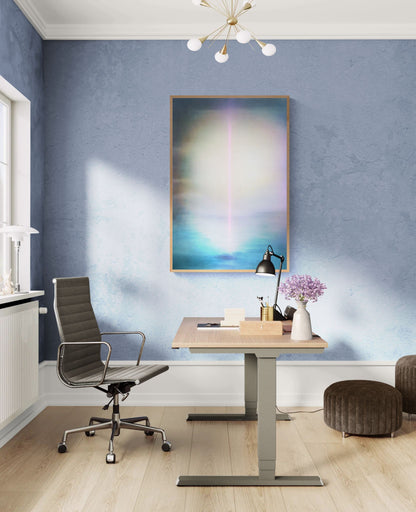 Light Finds Water Matte Paper Poster - Color-Field