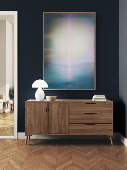 Light Finds Water Matte Paper Poster - Color-Field