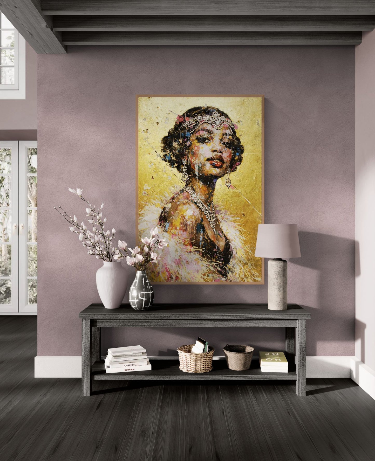 Light of the Gala Mixed-Media Matte Paper Poster - Art Deco