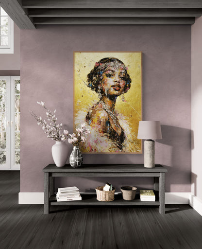 Light of the Gala Mixed-Media Matte Paper Poster - Art Deco