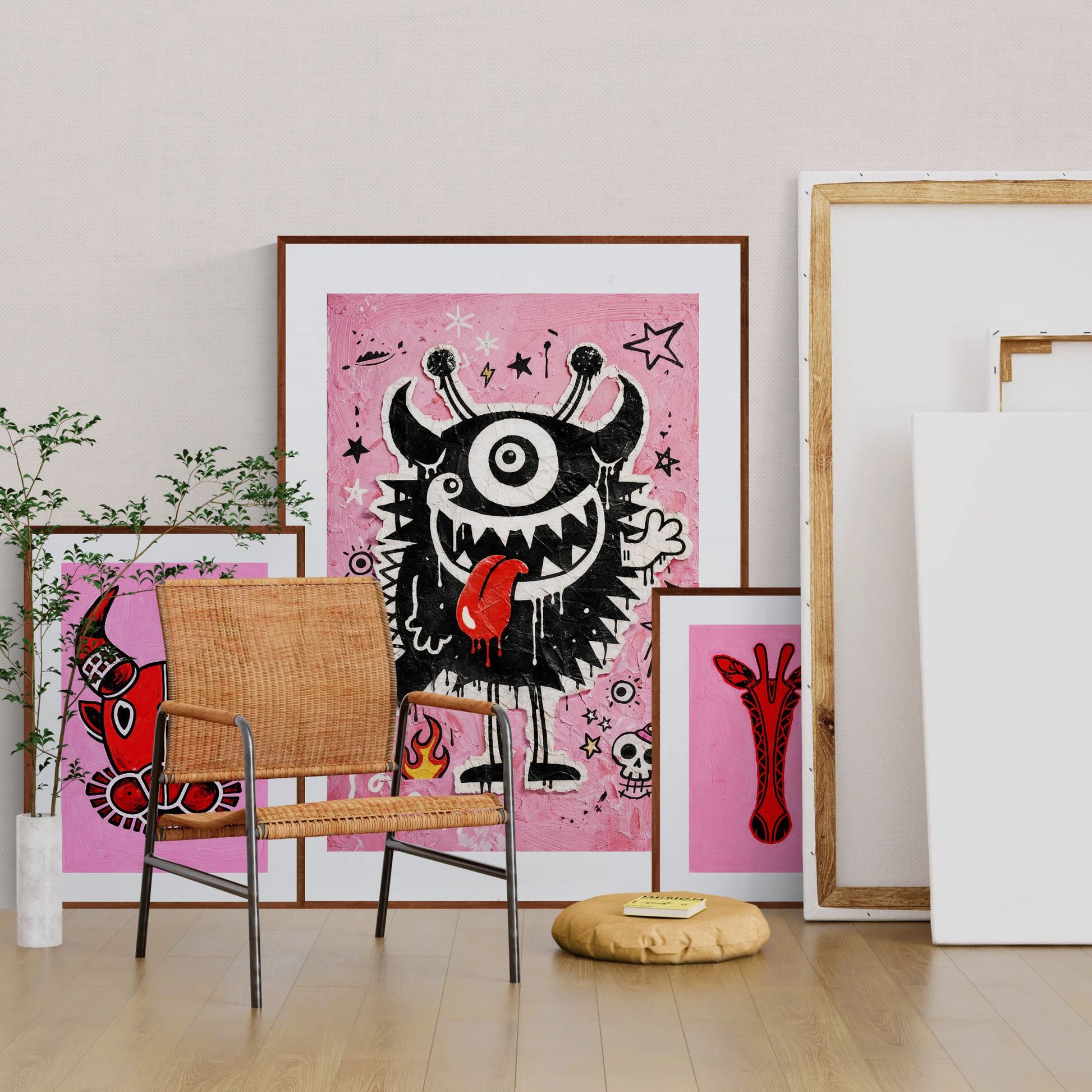 Little Lord of Chaos Pop-Art Matte Paper Poster - Street Art Style