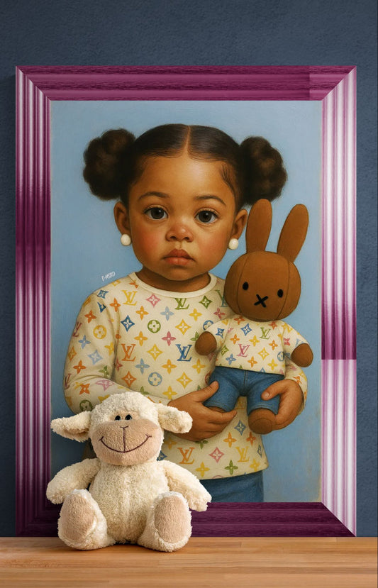 Little Muse Fashion-Forward Nursery-Friendly Matte Paper Poster