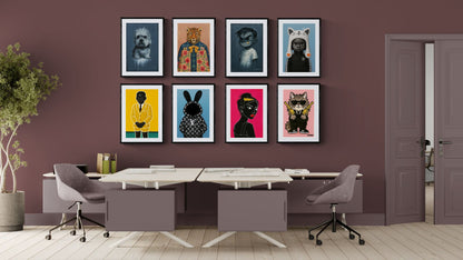 Little Soul Painterly-Portrait Matte Paper Poster