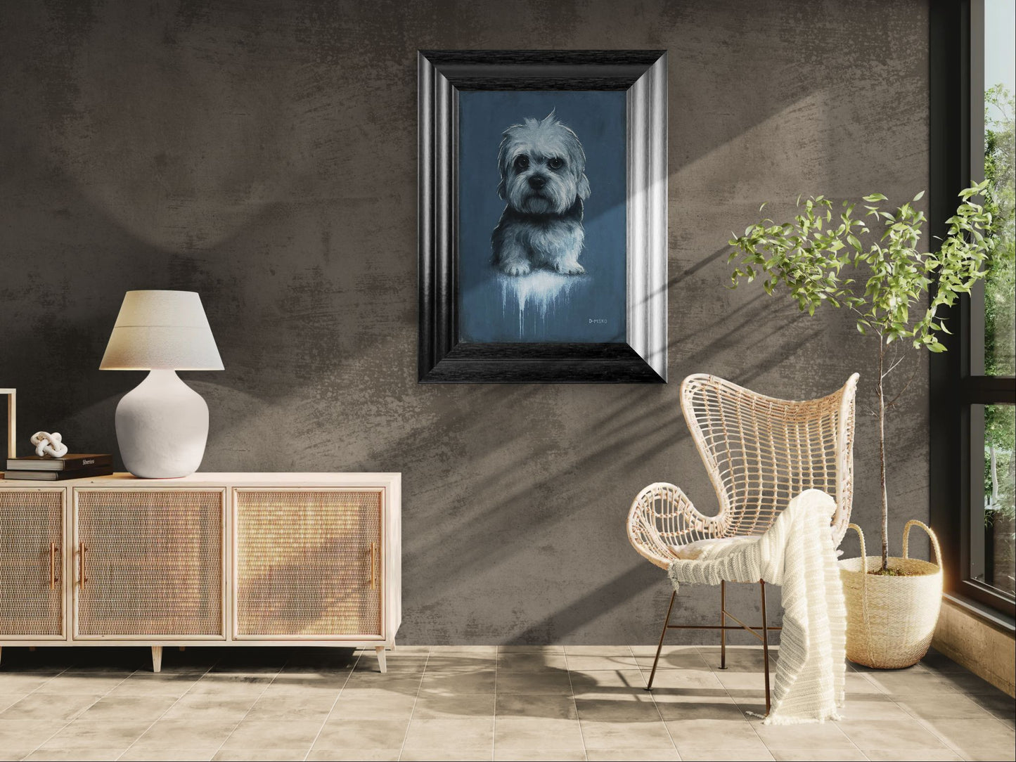 Little Soul Painterly-Portrait Matte Paper Poster
