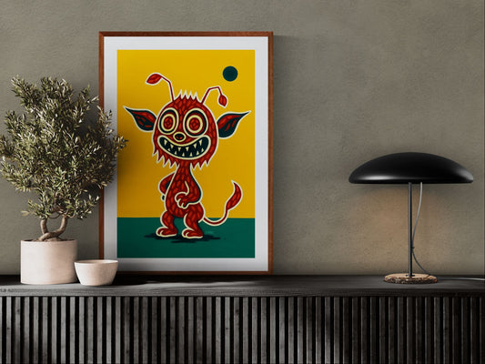 Little Trickster Museum-Quality Matte Paper Poster - Pop Art Style