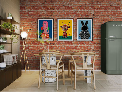 Little Trickster Museum-Quality Matte Paper Poster - Pop Art Style