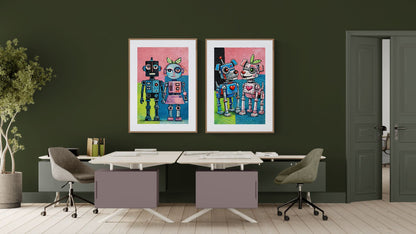 Built to Love You Retro-Pop Matte Paper Poster