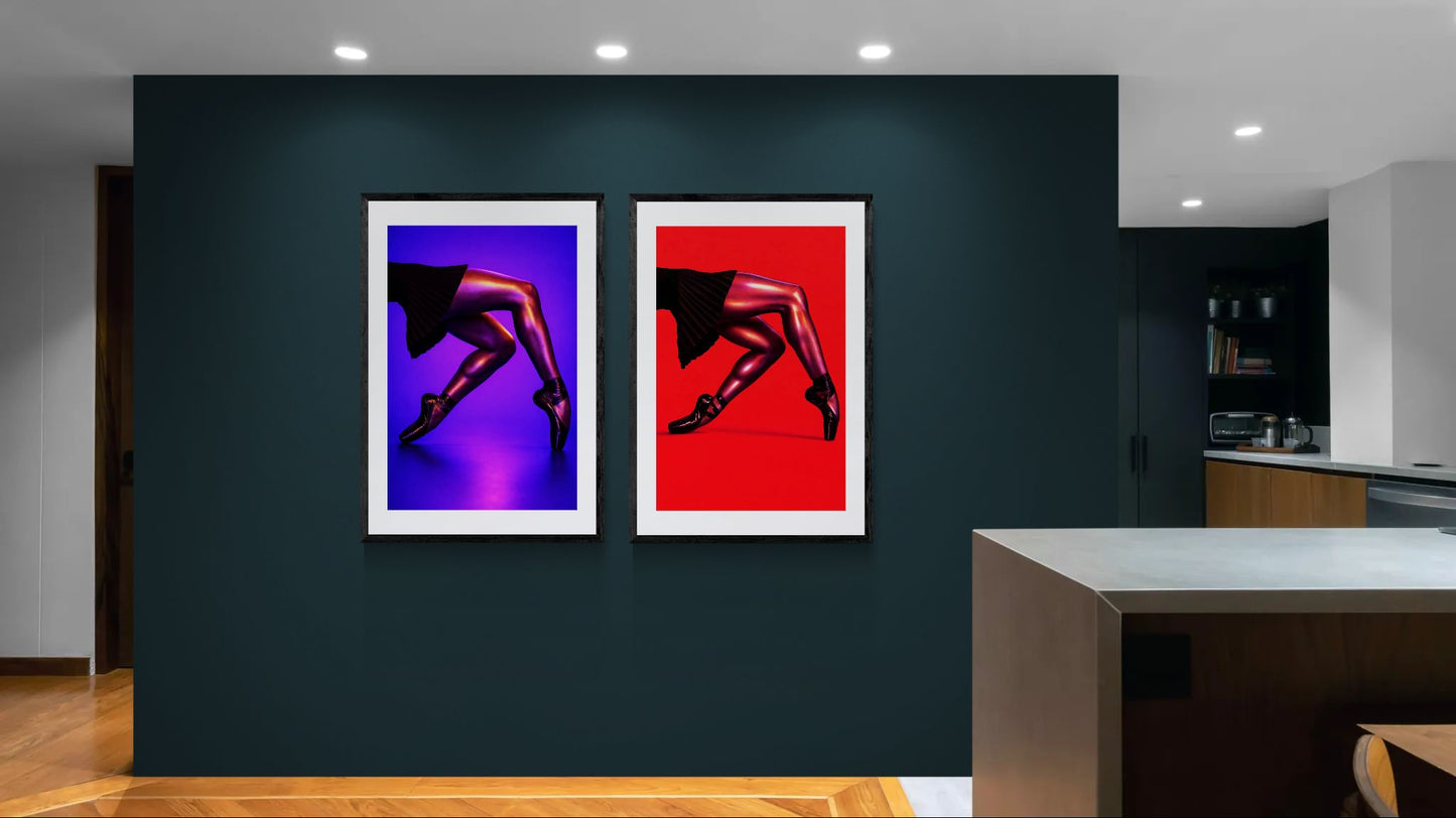 Midnight Rehearsal Editorial-Lit Matte Paper Poster - Modernist Style