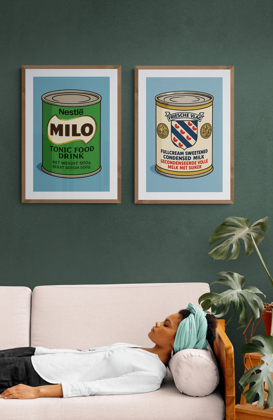 Nestlé Milo Retro Matte Paper Poster - Pop Art Style