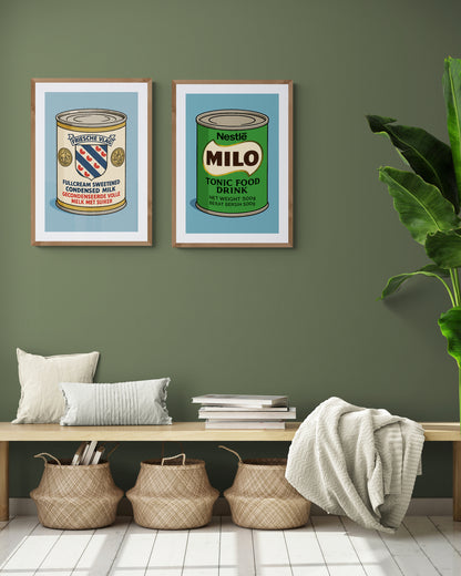 Nestlé Milo Retro Matte Paper Poster - Pop Art Style