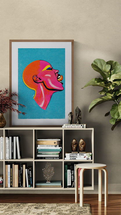 No Apologies Bold-Color Matte Paper Poster - Pop Art