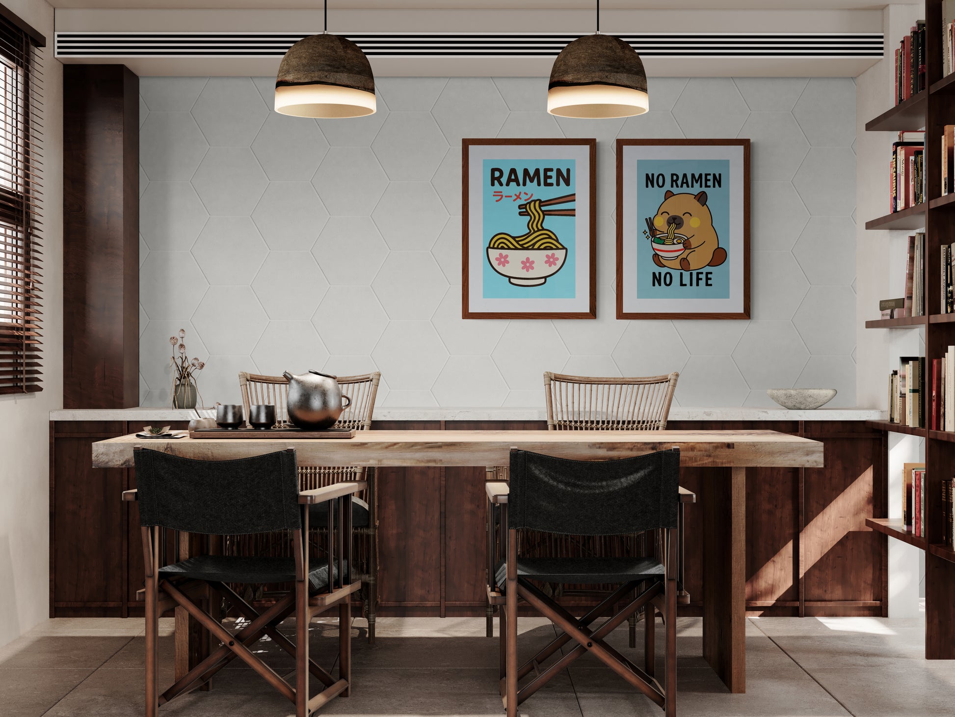 No Ramen No Life Manga-Inspired Matte Paper Poster - Kawaii