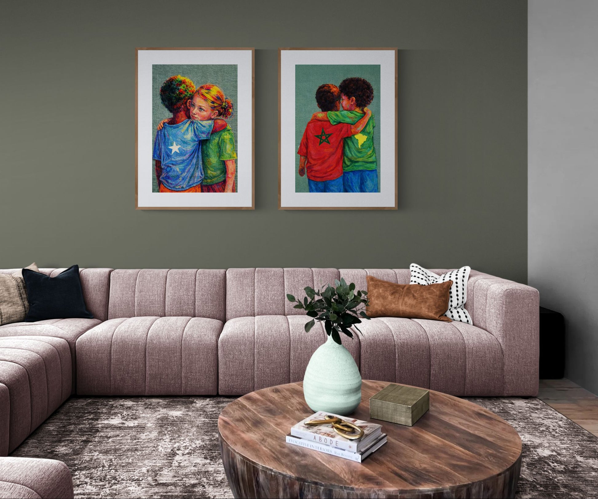 Holding Through Difference Matte Poster - Contemporary Expressionism