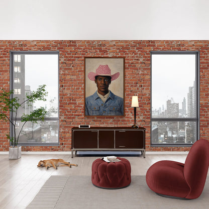 Not Asking Permission Contemporary-Realist Matte Paper Poster