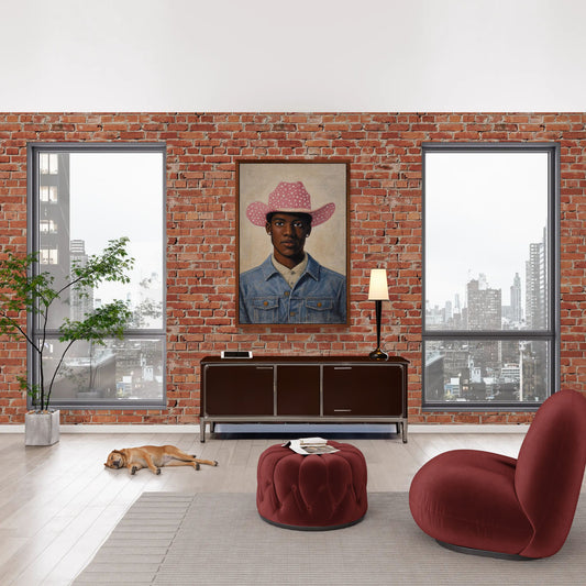 Not Asking Permission Contemporary-Realist Matte Paper Poster