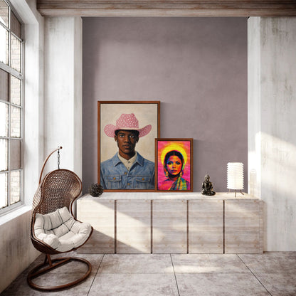 Not Asking Permission Contemporary-Realist Matte Paper Poster