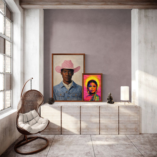 Not Asking Permission Contemporary-Realist Matte Paper Poster