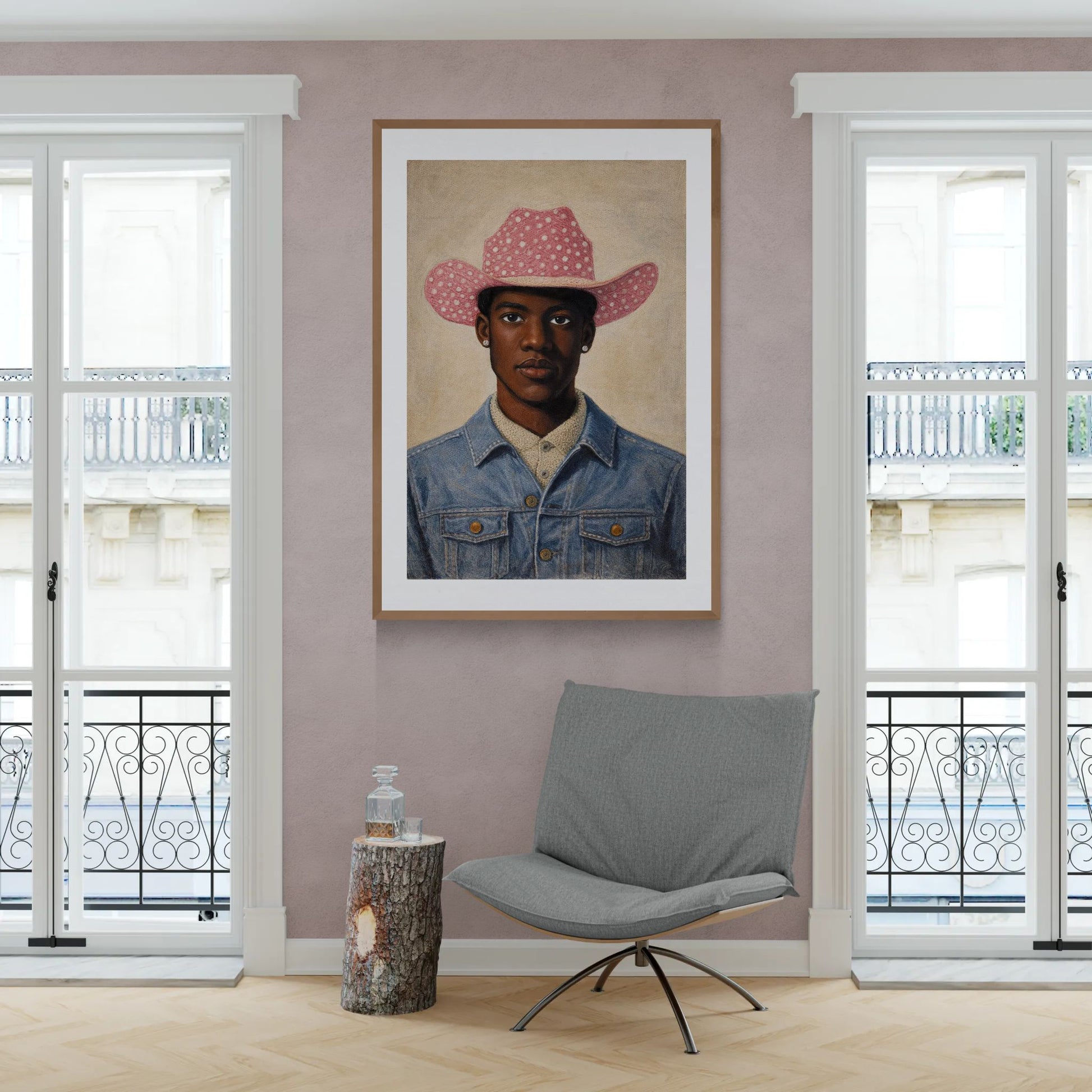 Not Asking Permission Contemporary-Realist Matte Paper Poster