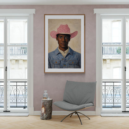 Not Asking Permission Contemporary-Realist Matte Paper Poster