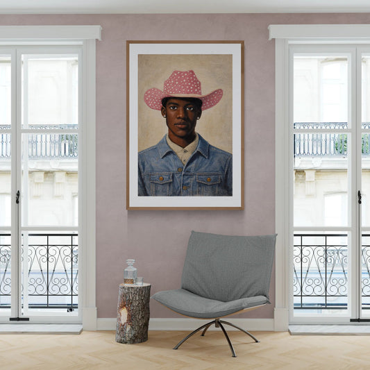 Not Asking Permission Contemporary-Realist Matte Paper Poster
